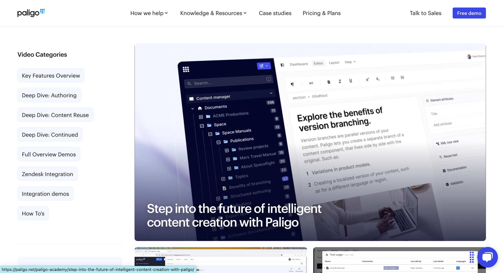 Paligo - technical documentation